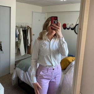 Polkadot blouse button up